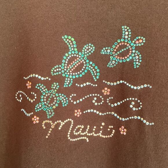 Anvil "Maui" Cotton T-Shirt Black XL - Picture 3 of 10